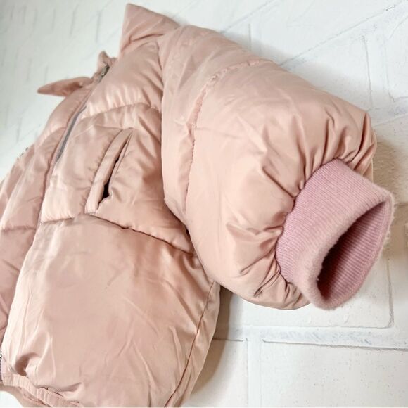 Blush Pink Toddler Puffy Winter Coat 2t / 3t - Picture 5 of 11